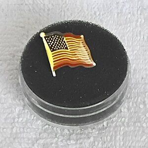 American Flag Brass Pin!!